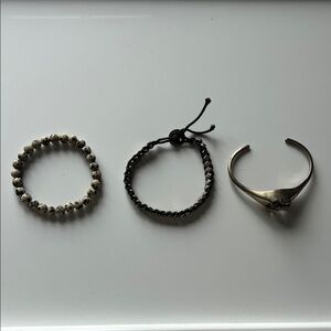 Metal and Beaded Bracelets